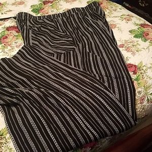 Pants women's med soft palazzo pants